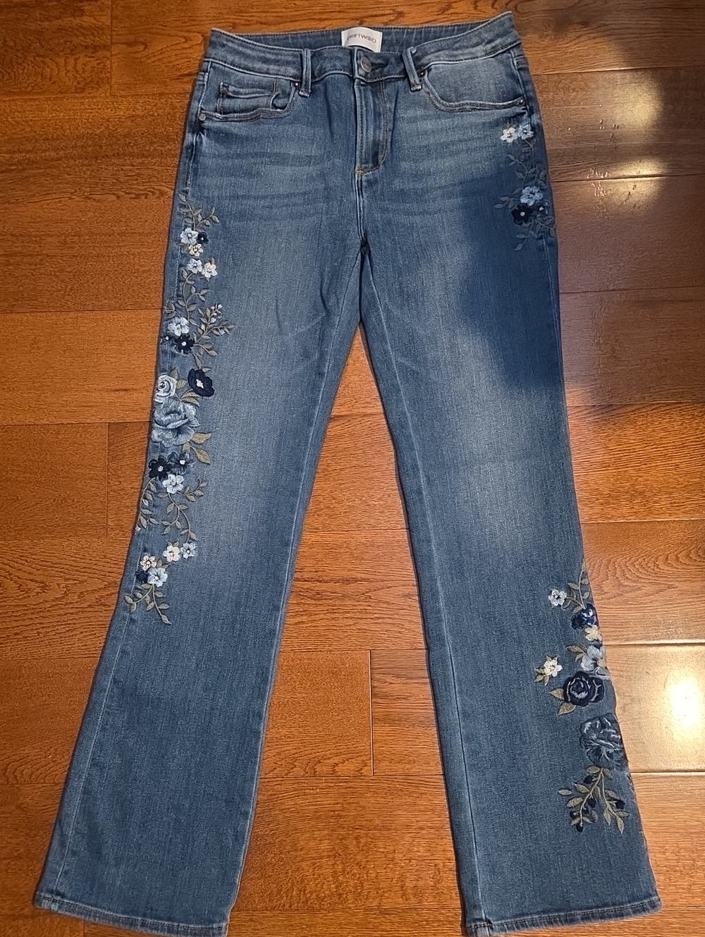 DRIFTWOOD Kelly Floral Embroidered Jeans 27